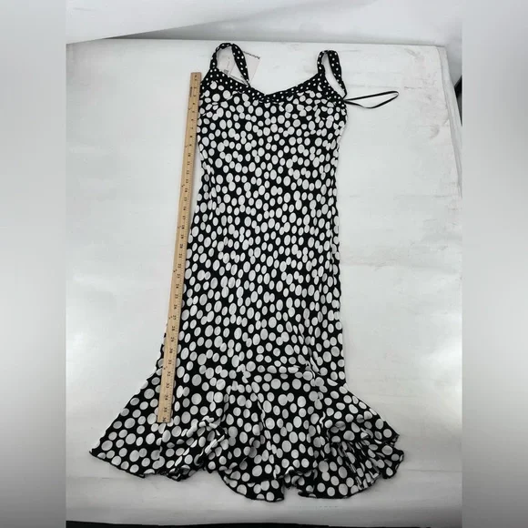 Reformation Black and White Polka Dot Maxi Dress - Picture 1 of 8
